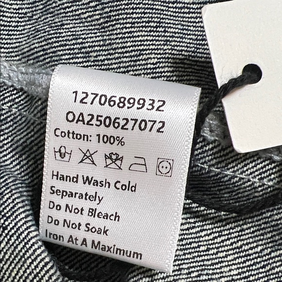 👖🚙👥Dark Blue Button-Front Denim Mini Skirt - Picture 14 of 14